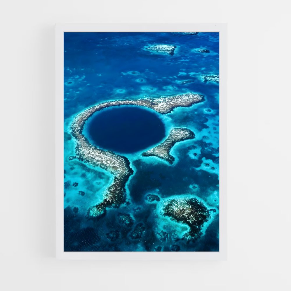Poster L'Abysse Azur – affiche Plongée sous-marine (vue 3)